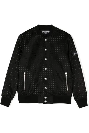 Balmain Veste bomber à micro pois