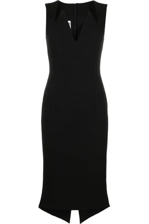 Moschino Robe mi-longue à col v