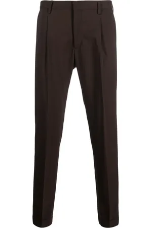BRIGLIA Pantalon chino court à design plissé