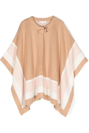 Chloé Poncho asymétrique à rayures