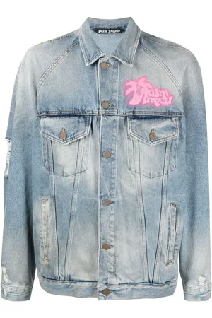 Veste en jean rose balenciaga hot sale