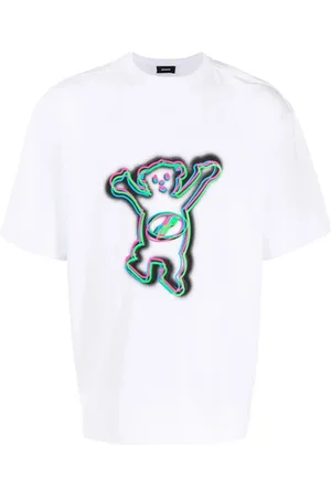 We11 Done T-shirt en coton à imprimé graphique