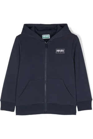 Kenzo Sweat zippé à patch logo
