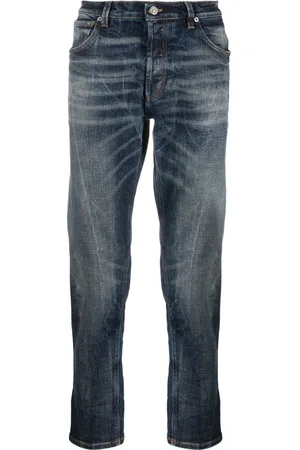 Dondup Jean à effet délavé en coton