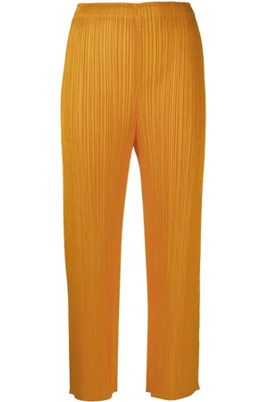 PLEATS PLEASE ISSEY MIYAKE Pantalon court à design plissé