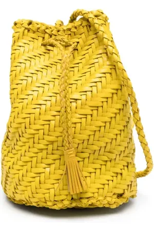 Dragon Diffusion Sac cabas en cuir à design tressé
