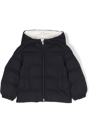 Moncler Manteau matelassé à logo appliqué