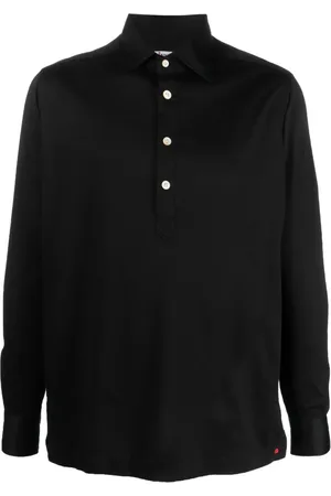 Kiton Polo en coton à boutonnière