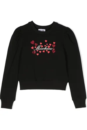 Moschino Sweat nervuré à logo imprimé