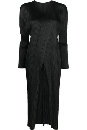 PLEATS PLEASE ISSEY MIYAKE Manteau plissé à simple boutonnage