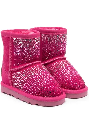 MONNALISA Bottines en daim à ornements en cristal
