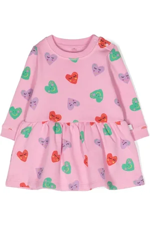 Stella McCartney Robe imprimée à manches longues