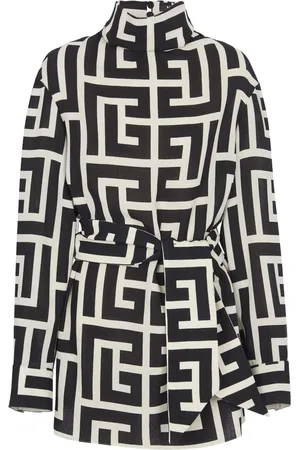 Balmain Blouse à motif monogrammé