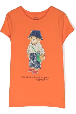 Ralph Lauren T-shirt en coton à imprimé Polo Bear