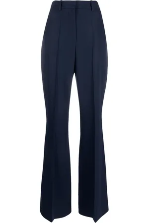 Balmain Pantalon en laine à coupe évasée