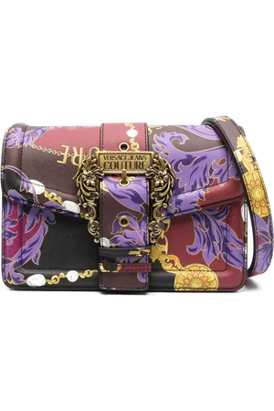 VERSACE Sac porté épaule à logo gravé