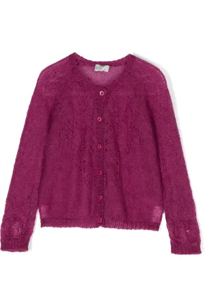 Il gufo Cardigan en maille ajourée