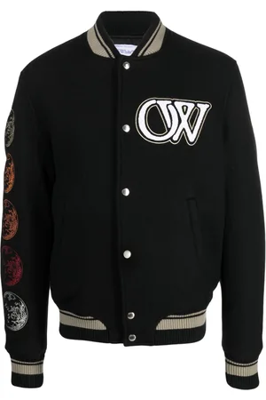 OFF-WHITE Veste bomber à patch logo