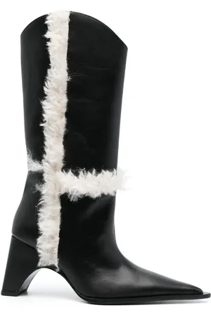 COPERNI Bottes à détails en peau lainée 100 mm