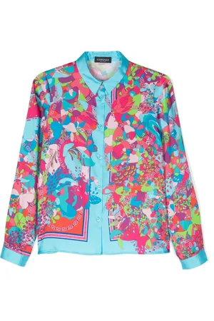 VERSACE Chemise à imprimé graphique