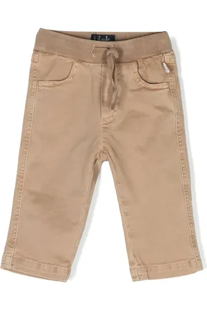 Il gufo Pantalon en coton à lien de resserrage