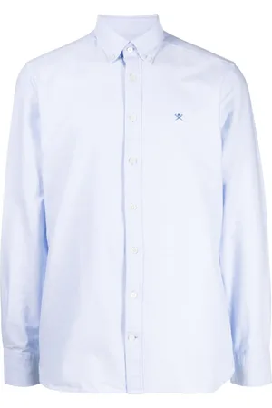 Hackett Chemise en coton à logo brodé