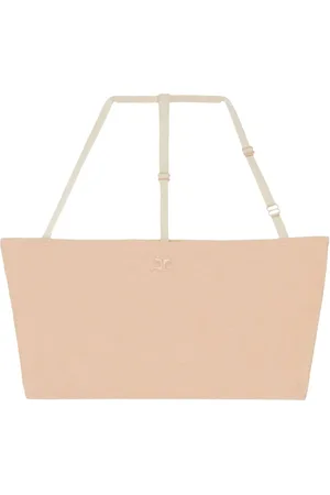 Courrèges Brassière 2nd-Skin à logo brodé