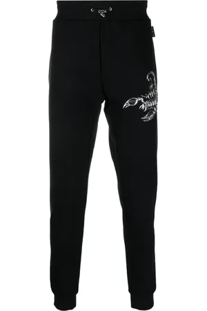 Philipp Plein Pantalon de jogging à appliqué Scorpion