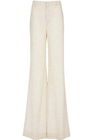 Balmain Pantalon imprimé à coupe évasée