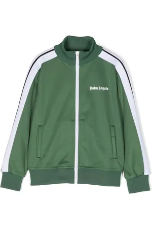 Palm Angels Veste de sport zippée à logo imprimé