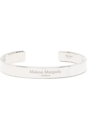 Maison Margiela Bracelet torque à logo gravé
