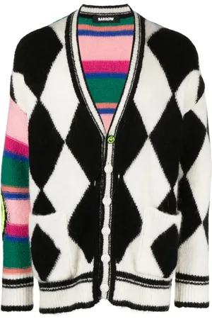 BARROW Cardigan en maille intarsia