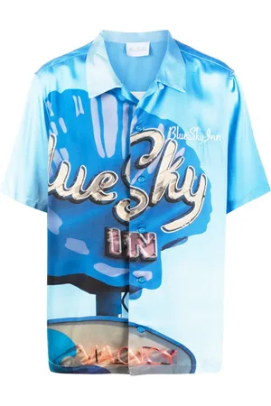 BLUE SKY INN Chemise imprimée à logo brodé