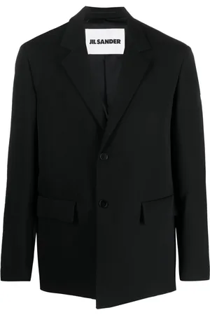 Jil Sander Blazer en laine à simple boutonnage