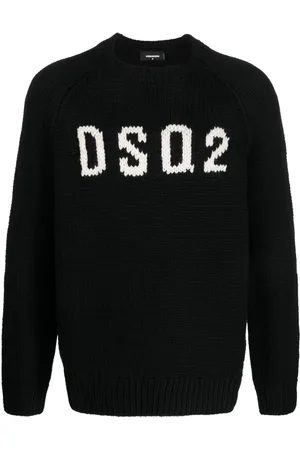 Dsquared2 Pull à logo en intarsia