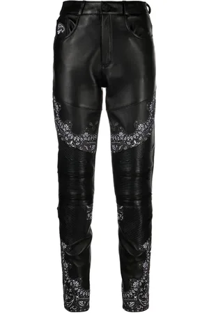 Philipp Plein Pantalon skinny en cuir
