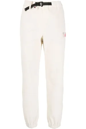 Moncler Pantalon de jogging ceinturée à patch logo