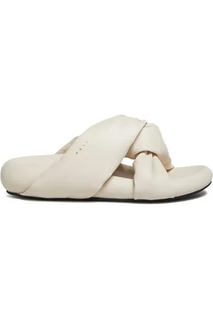 Marni Sandales en cuir Bubble à détail torsadé