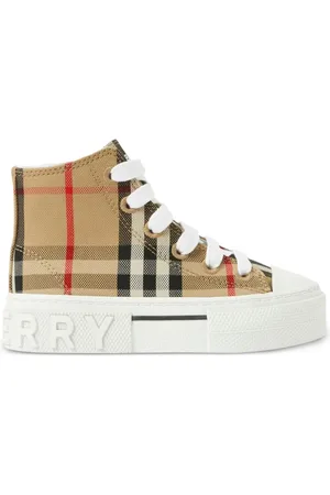 Burberry Baskets en toile à imprimé Vintage Check