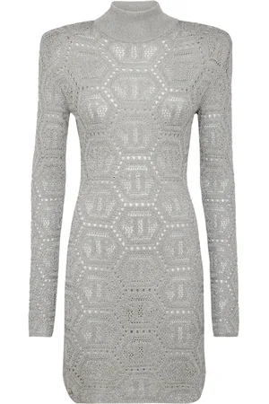 Philipp Plein Robe courte à motif monogrammé