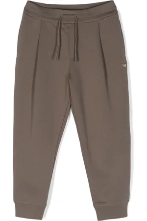 Emporio Armani Pantalon de jogging à plis