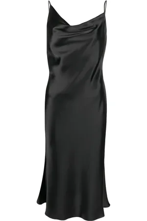 BLANCA Robe drapée à fini satiné