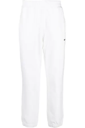 Ermenegildo Zegna Pantalon de jogging en coton à logo imprimé