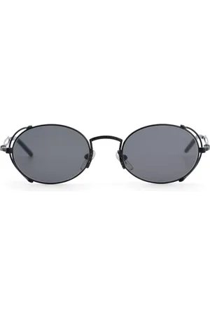 Jean Paul Gaultier Lunettes de soleil The Black 55-3175 à monture ronde