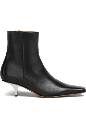 Marni Bottines en cuir à talon