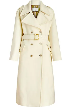 Etro Manteau croisé à taille ceinturée