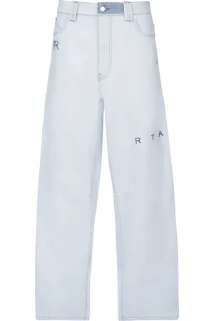 RTA Jean ample à logo brodé