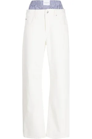 Alexander Wang Pantalon droit à design superposé