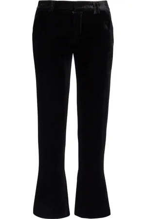 Balmain Pantalon en velours à coupe courte