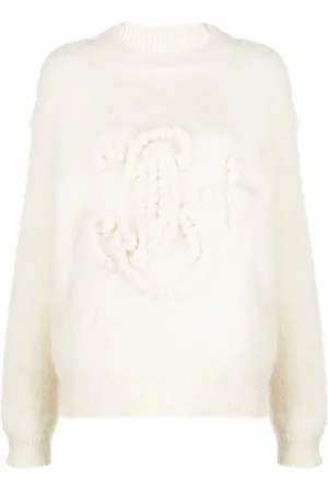 Jil Sander Pull en maille épaisse à logo brodé
